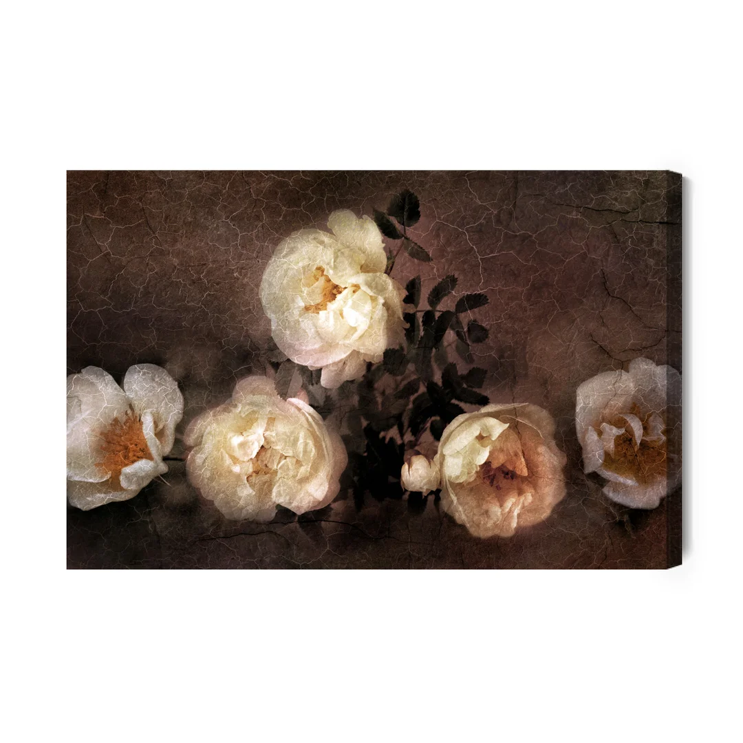 Obraz Na Płótnie Dzikie Róże W Stylu Vintage Canvas Brak Brak 60x90