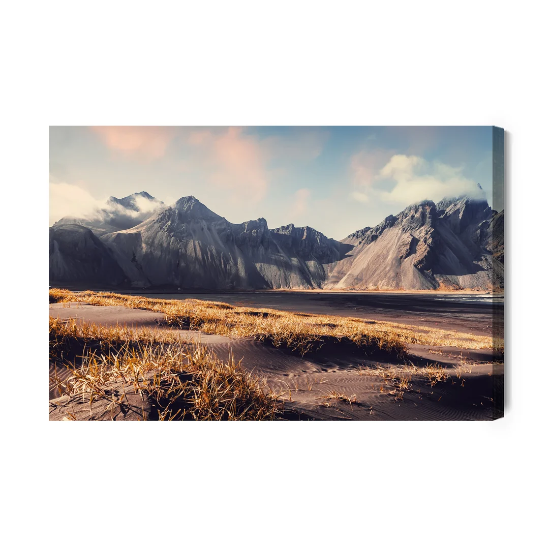Obraz Na Płótnie Góra Vestrahorn Na Islandii Canvas Brak Brak 60x90