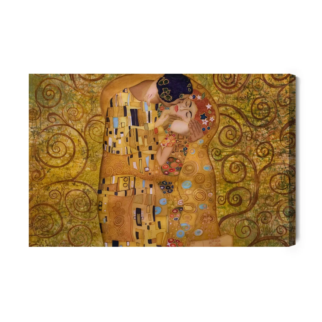 Obraz Na Płótnie Gustav Klimt Pocałunek Reprodukcja Canvas Brak Brak 60x90
