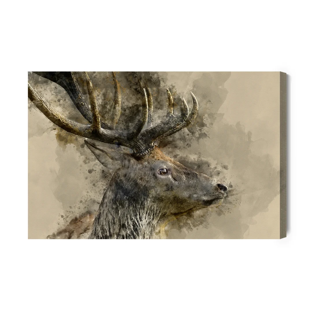 Obraz Na Płótnie Jeleń Z Okazałym Porożem Canvas Brak Brak 60x90