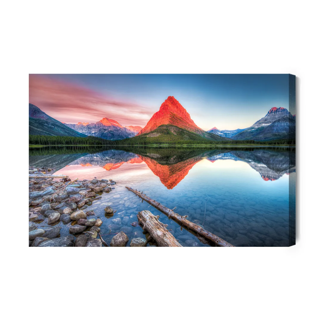 Obraz Na Płótnie Jezioro Swiftcurrent, Usa Canvas Brak Brak 60x90