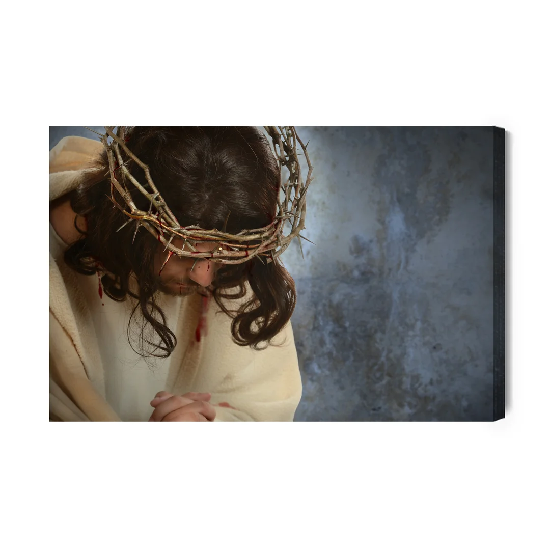 Obraz Na Płótnie Jezus W Koronie Cierniowej Canvas Brak Brak 60x90