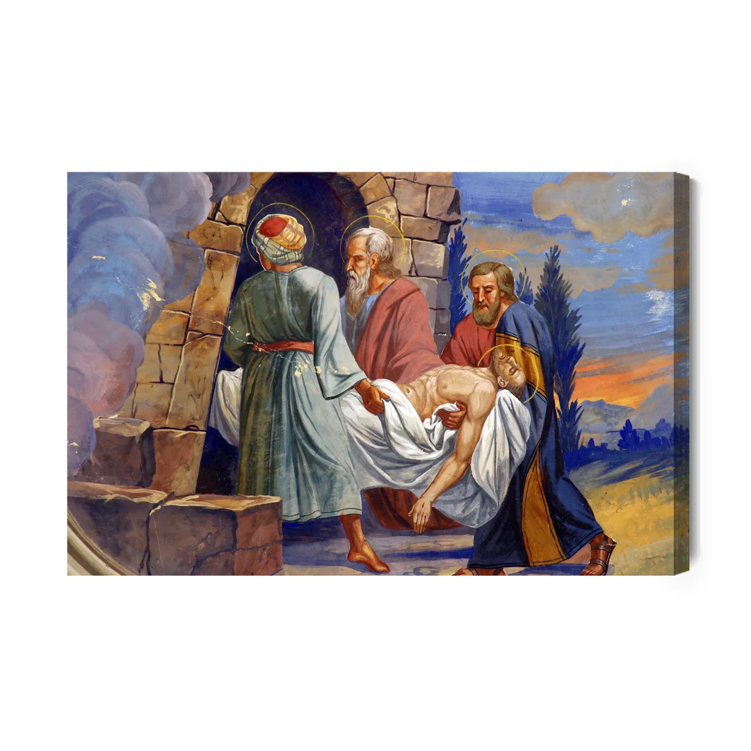 Obraz Na Płótnie Jezus Zostaje Złożony W Grobie Canvas Brak Brak 60x90