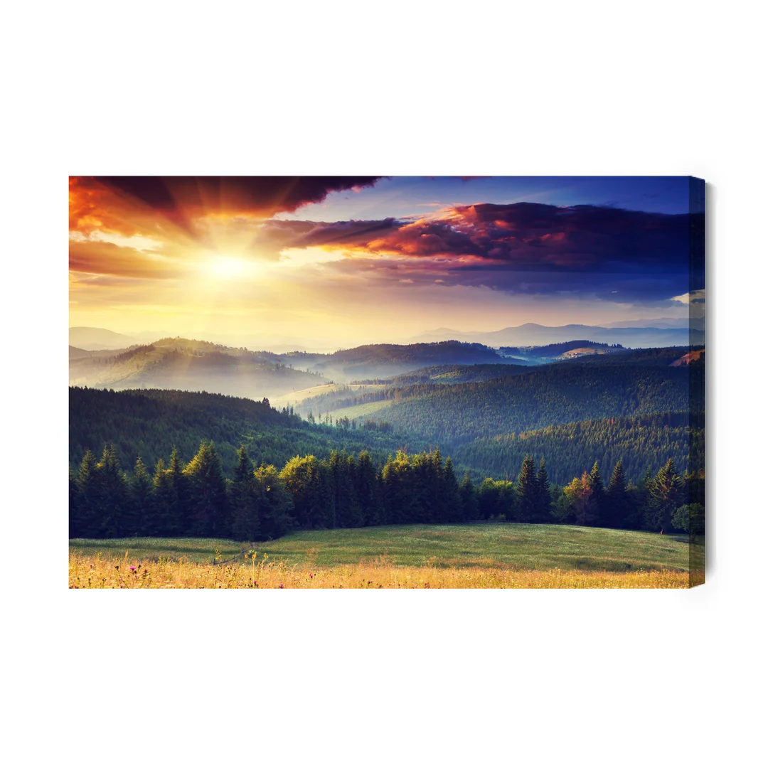 Obraz Na Płótnie Karpaty Na Ukrainie Canvas Brak Brak 60x90
