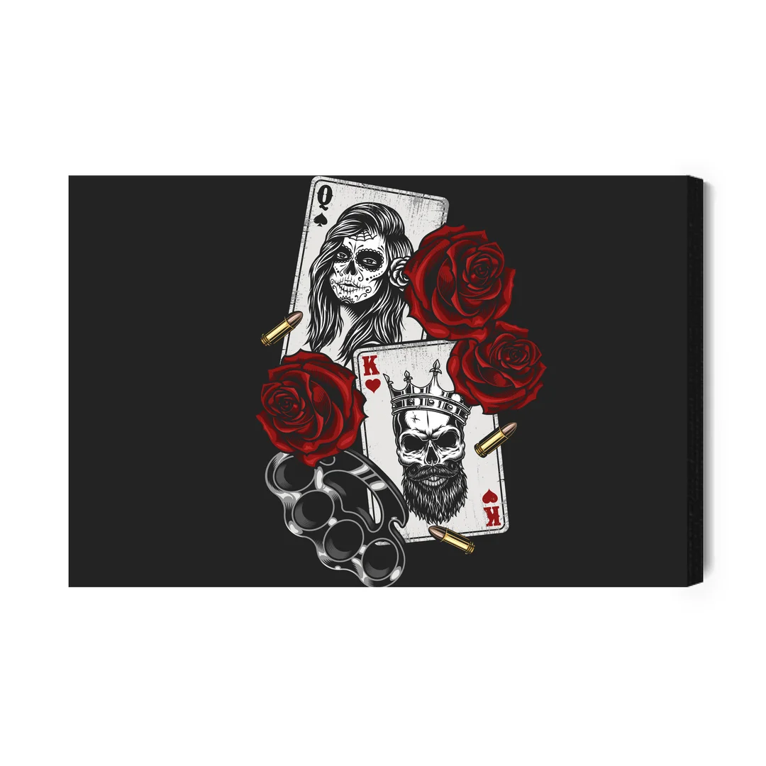 Obraz Na Płótnie Karty Śmierci Canvas Brak Brak 60x90