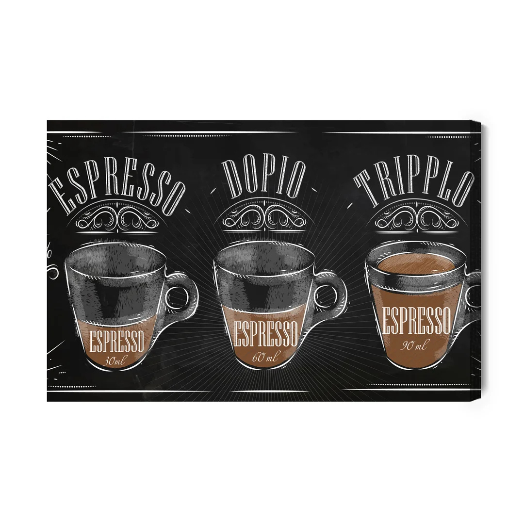 Obraz Na Płótnie Kawa Espresso W Stylu Vintage Canvas Brak Brak 60x90