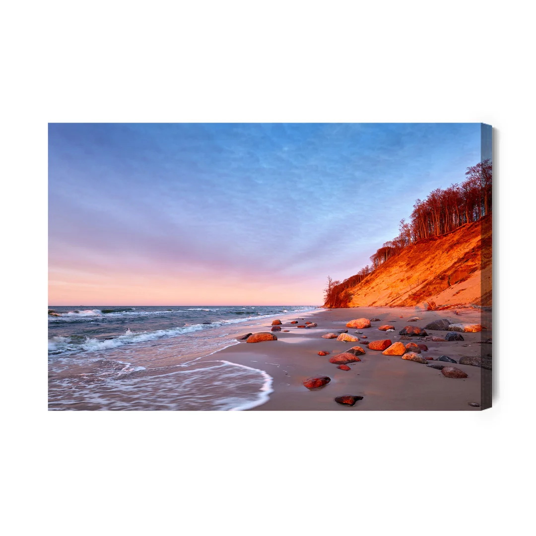 Obraz Na Płótnie Klif Na Polskiej Plaży Canvas Brak Brak 60x90
