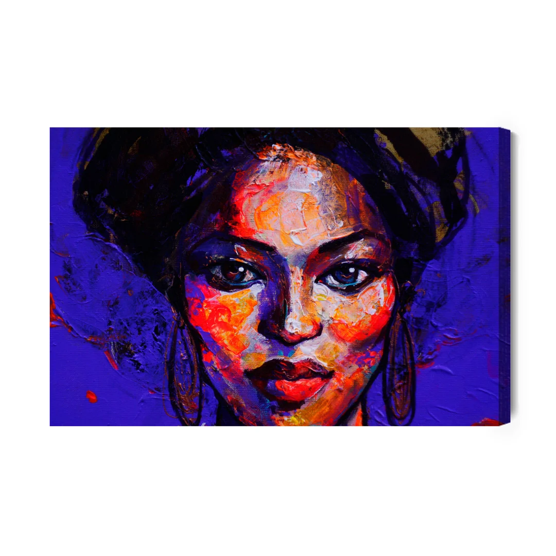 Obraz Na Płótnie Kobiecy Portret W Abstrakcyjnym Wydaniu Canvas Brak Brak 60x90
