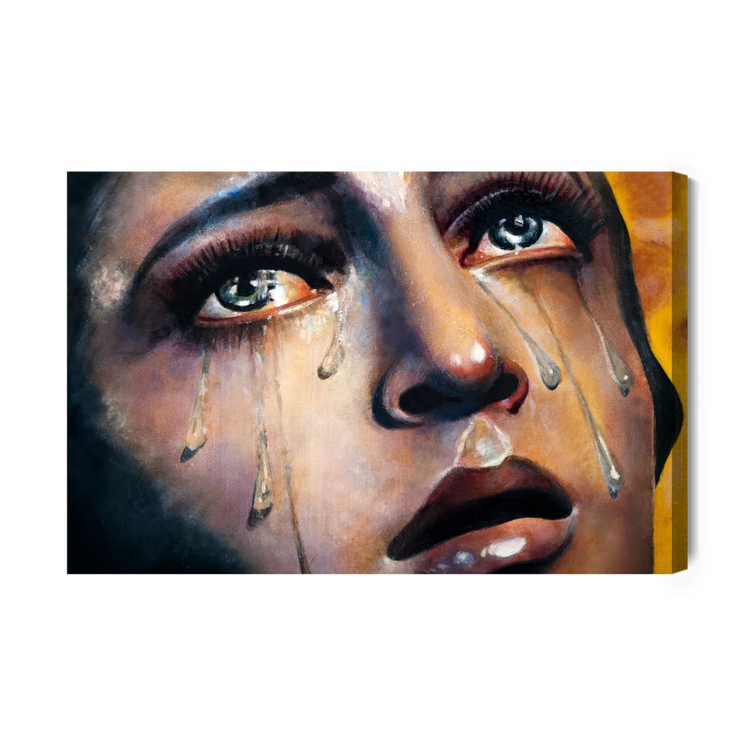 Obraz Na Płótnie Kobieta We Łzach Canvas Brak Brak 60x90