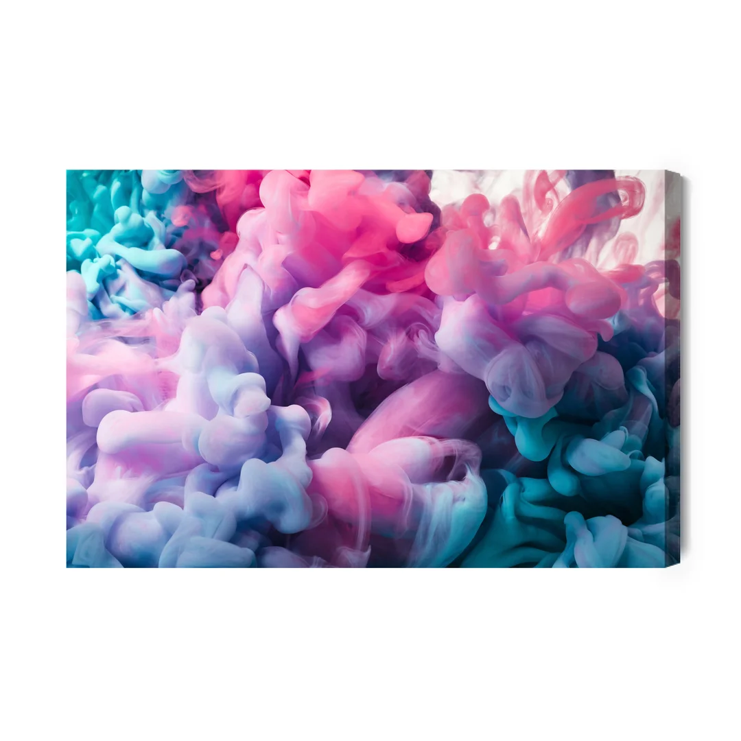 Obraz Na Płótnie Kolorowa Farba Abstrakcyjna Canvas Brak Brak 60x90