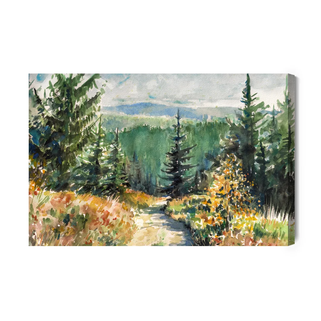 Obraz Na Płótnie Krajobraz Z Górami Canvas Brak Brak 60x90