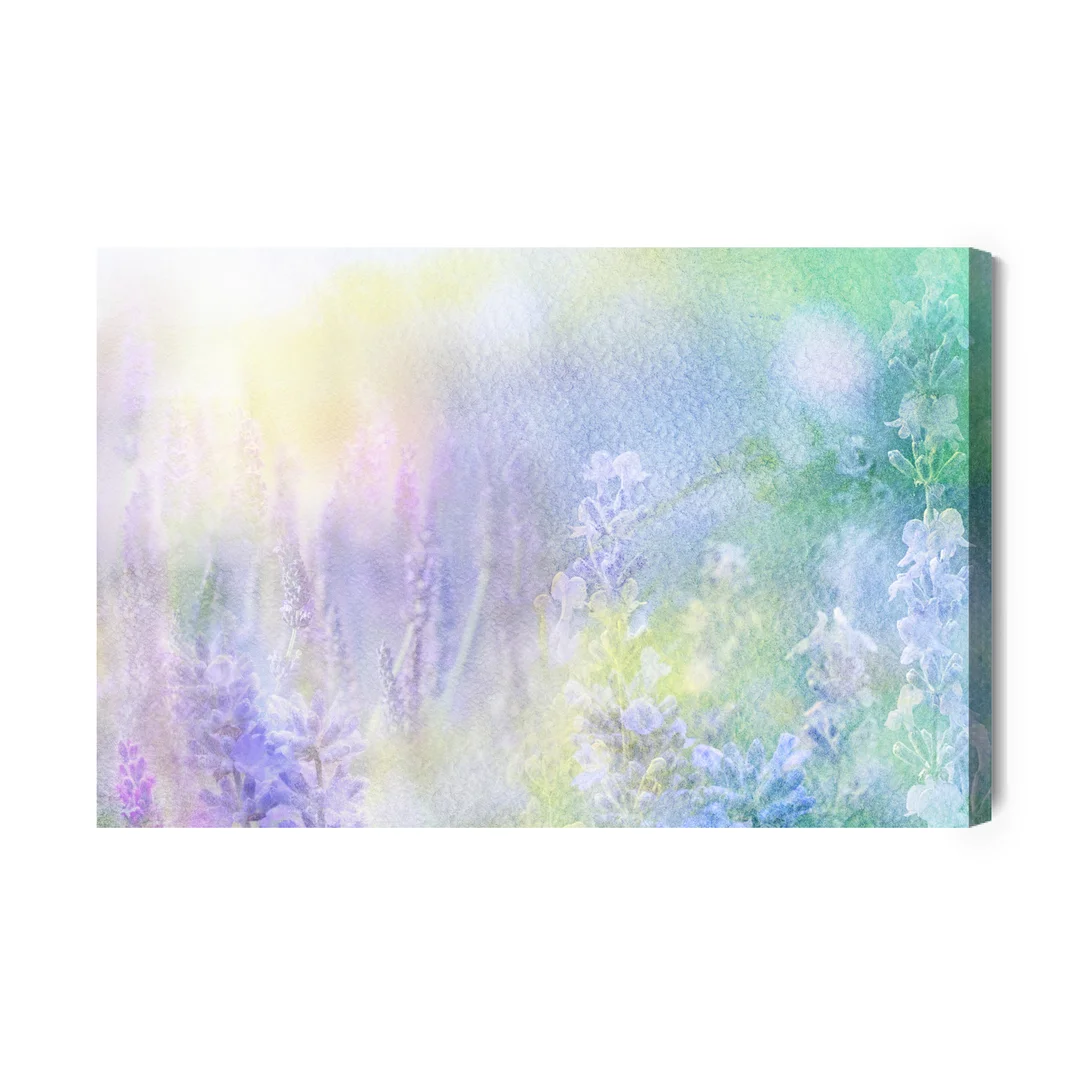 Obraz Na Płótnie Lawenda Malowana Akwarelą Canvas Brak Brak 60x90