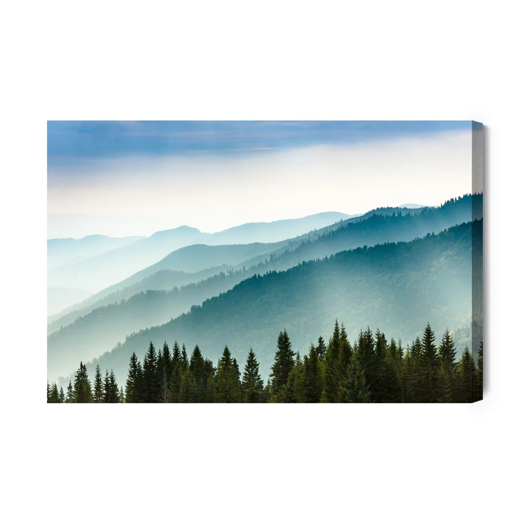 Obraz Na Płótnie Majestatyczny Krajobraz Górski 3D Canvas Naturalny Brak Brak 70x100