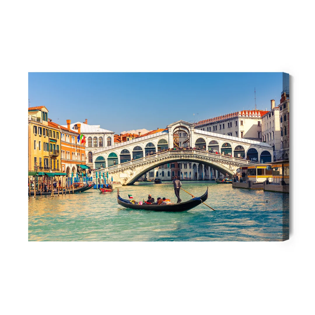 Obraz Na Płótnie Wenecka Gondola Canvas Brak Brak 80x120