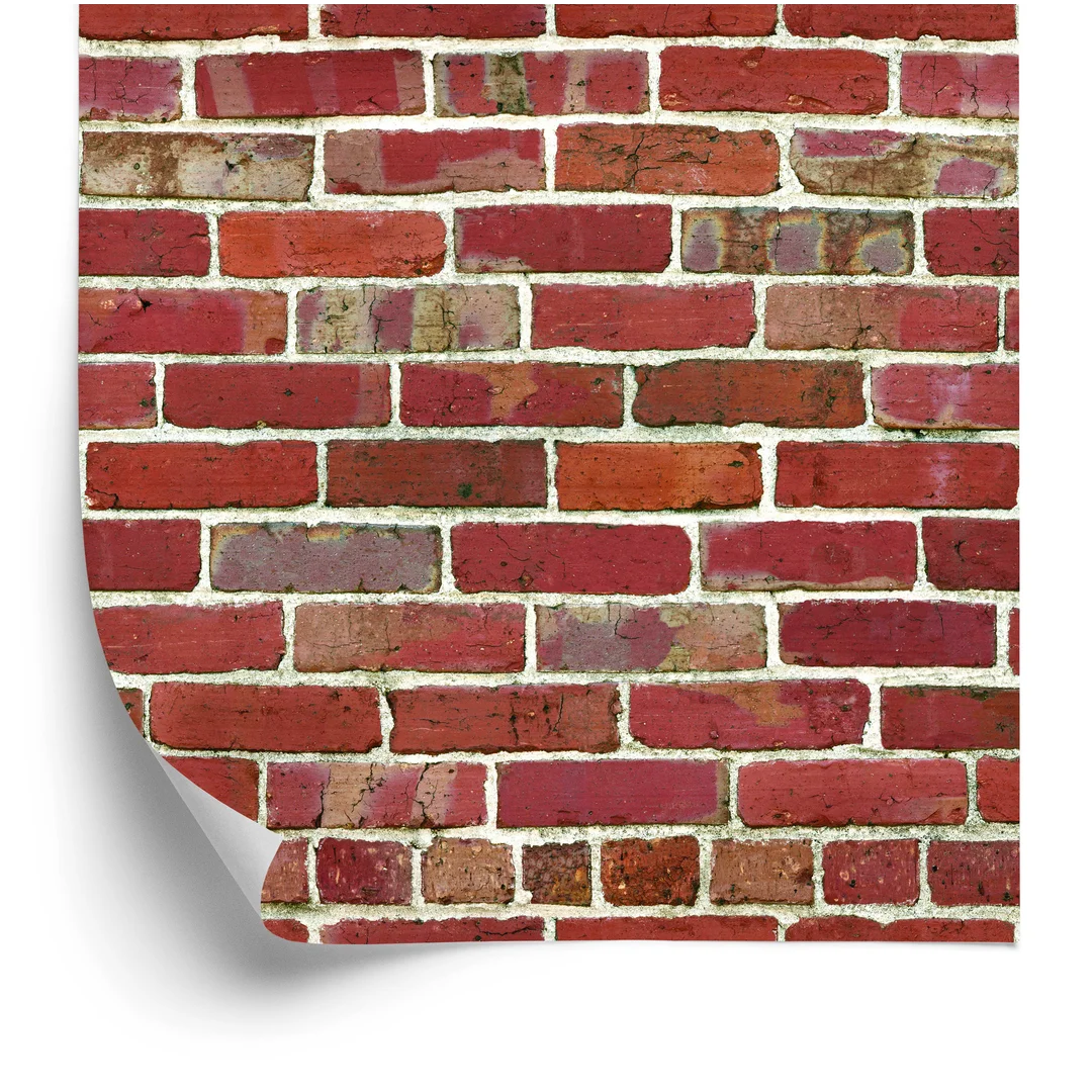 Tapeta Cegła-Mur 3D Flizelina 53x1000