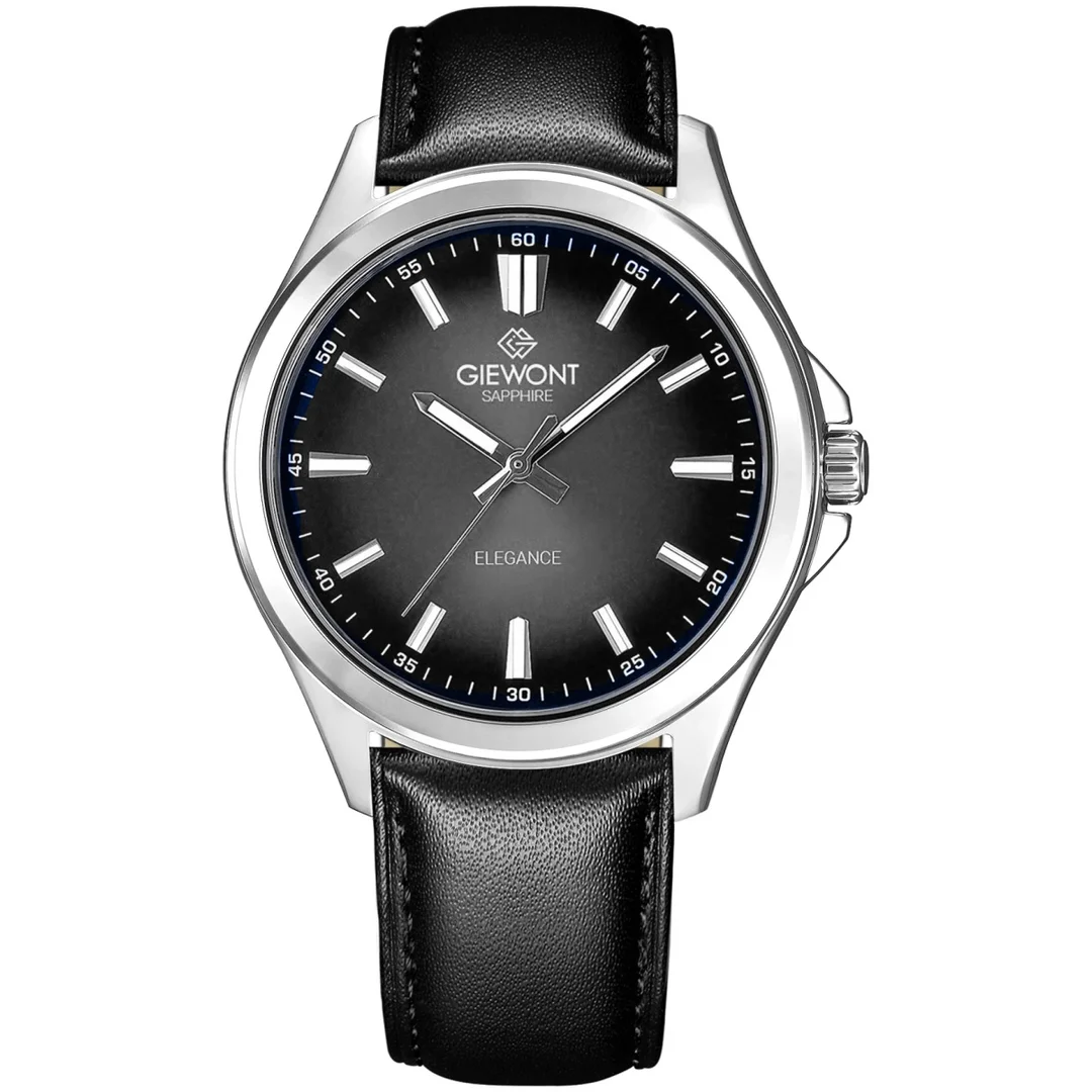 Zegarek Męski Giewont Elegance Sapphire Czarny GW5160-A2