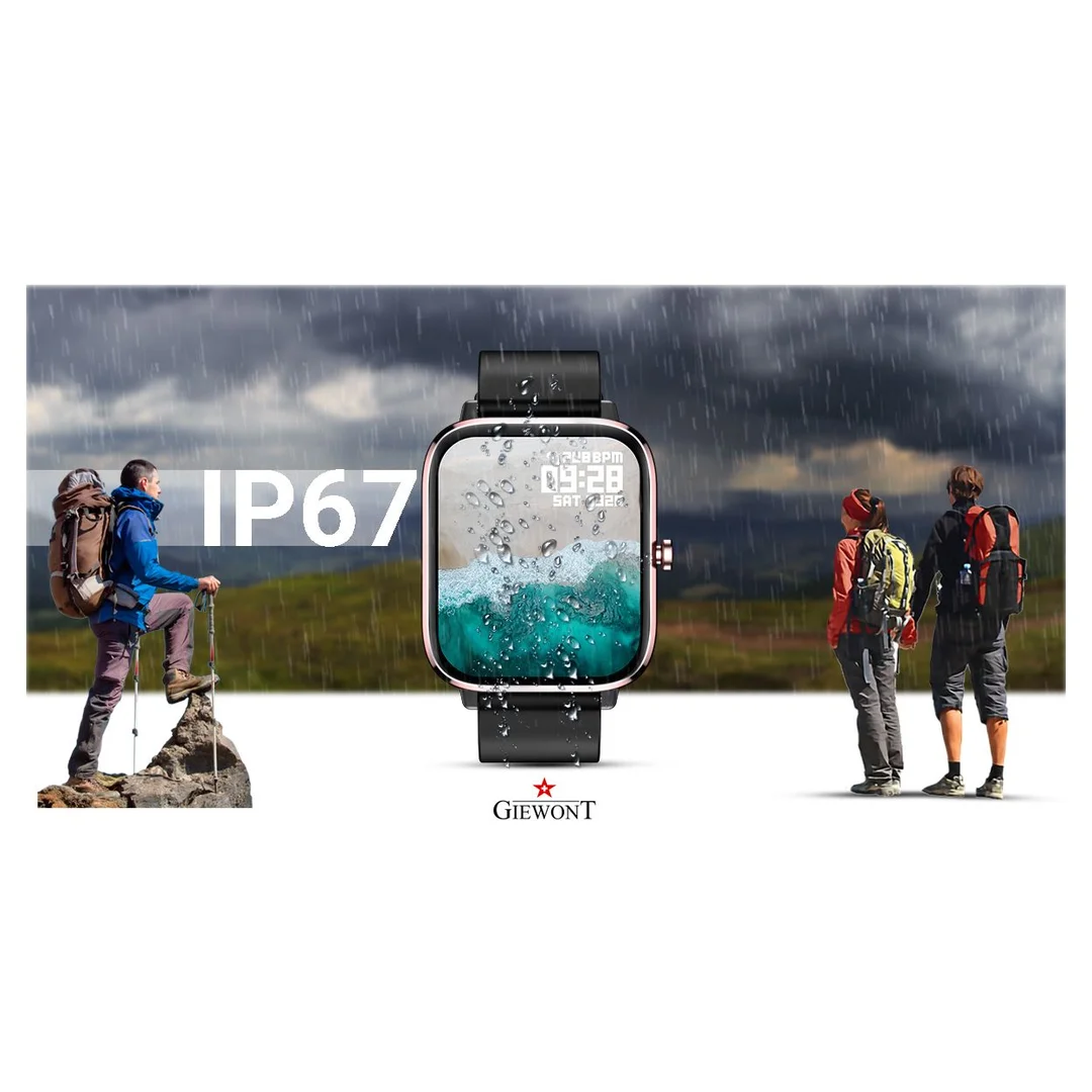 Smartwatch Giewont Różowo-Czarny GW230-3