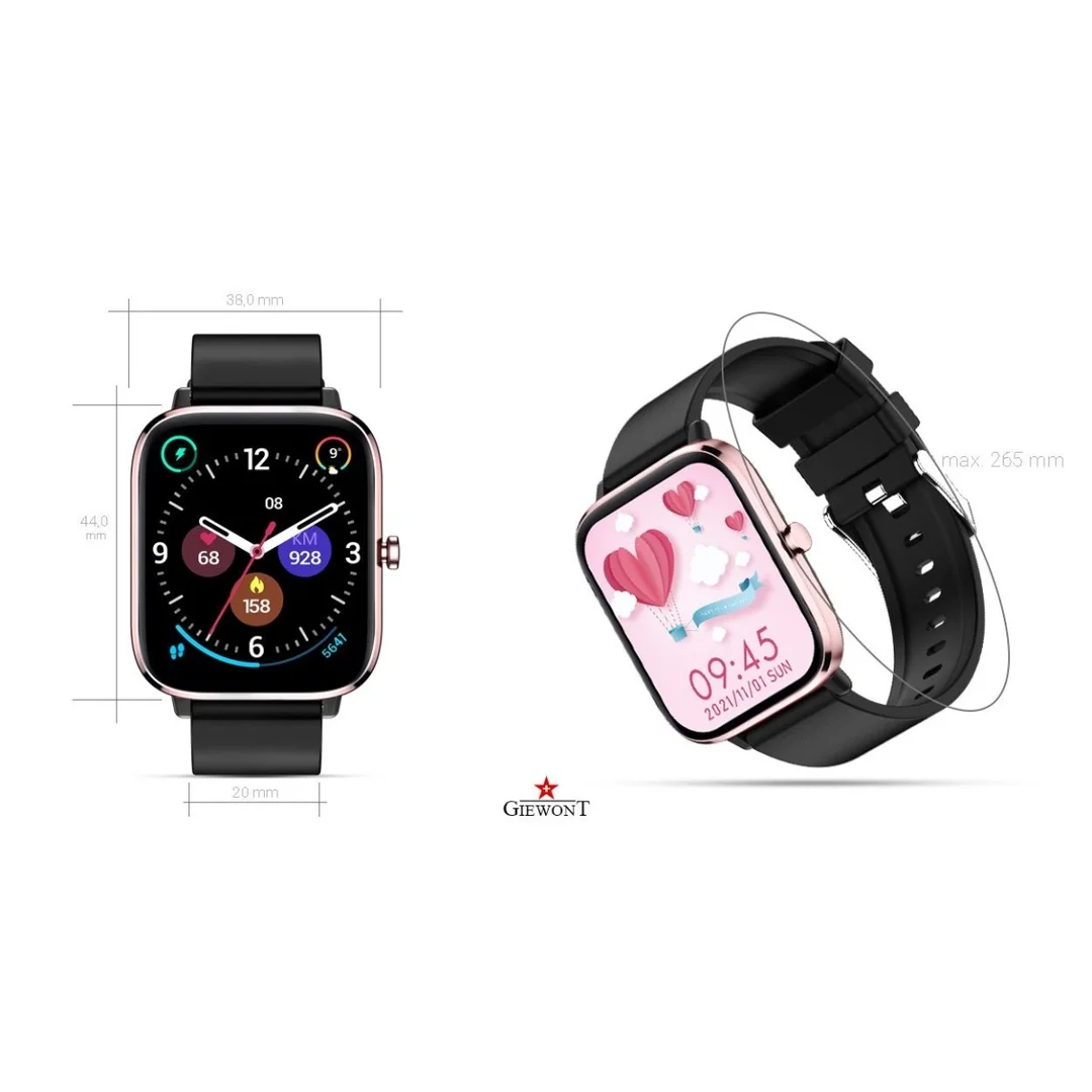 Smartwatch Giewont Różowo-Czarny GW230-3