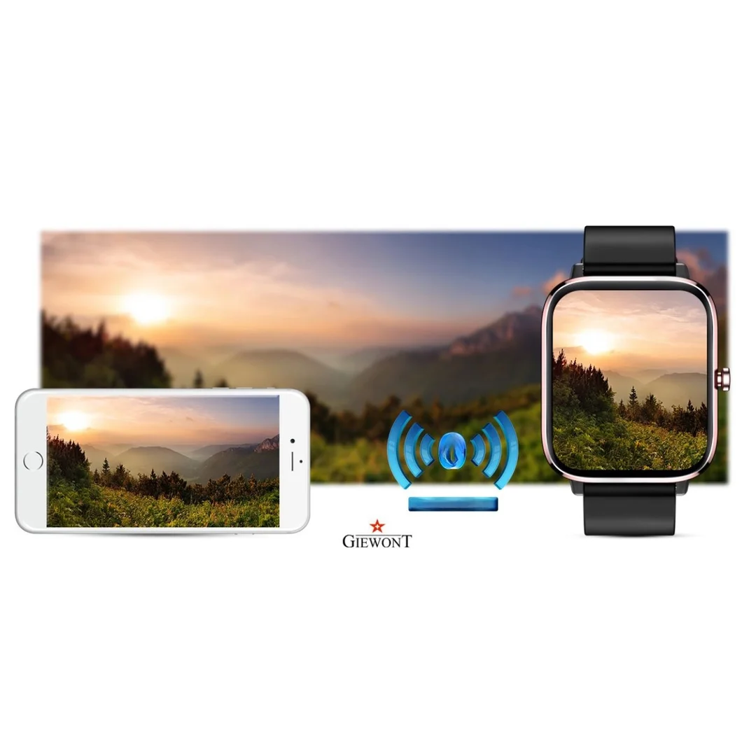 Smartwatch Giewont Różowo-Czarny GW230-3