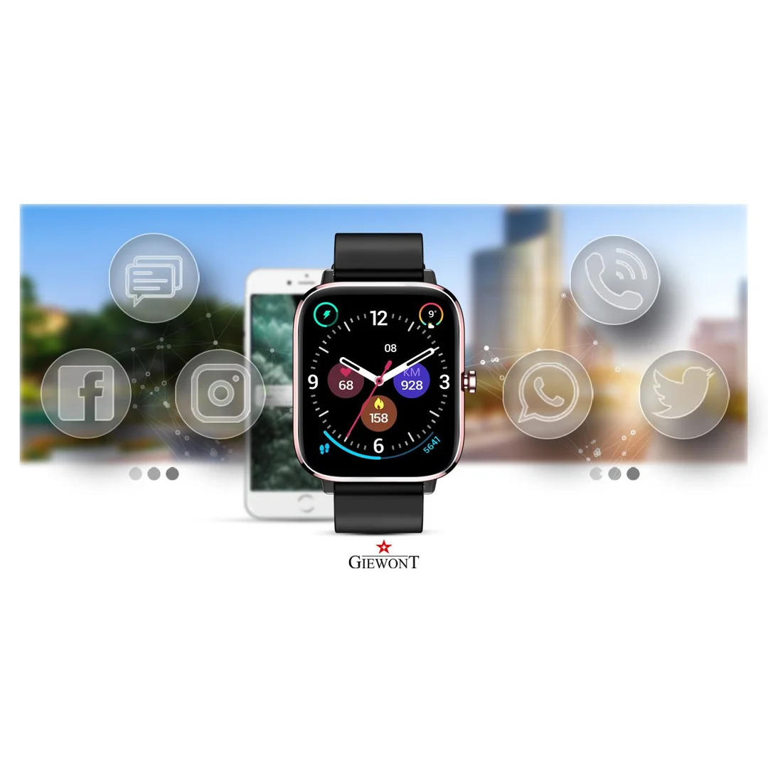 Smartwatch Giewont Różowo-Czarny GW230-3