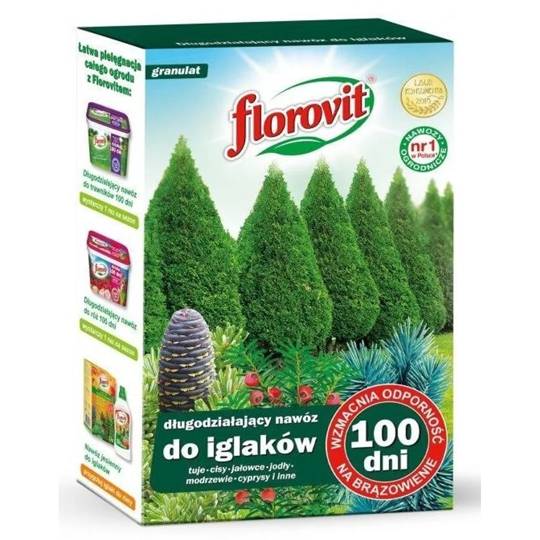 Nawóz Długodziałający do Iglaków 100 Dni 1kg Florovit
