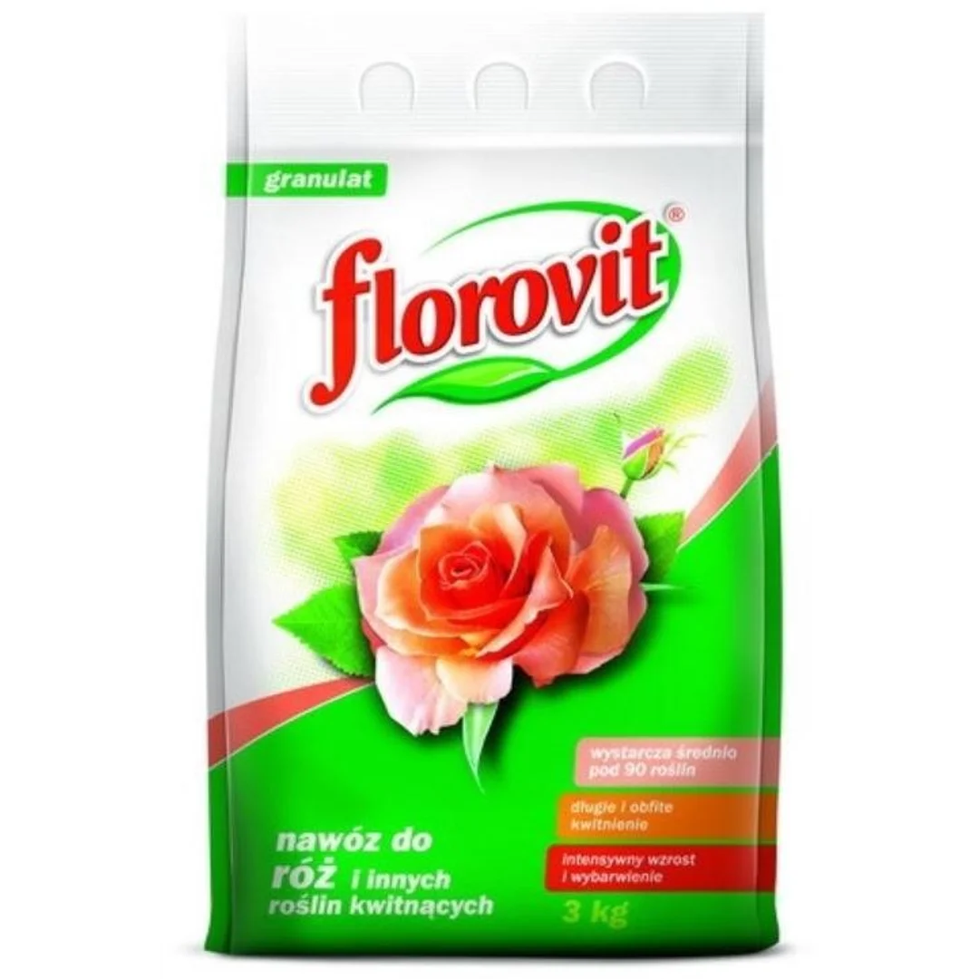 Nawóz do Krzewów Róż na Róże 3kg Florovit