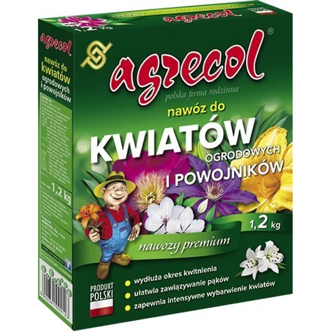 Nawóz do Kwiatów Ogrodowych 1,2kg Agrecol