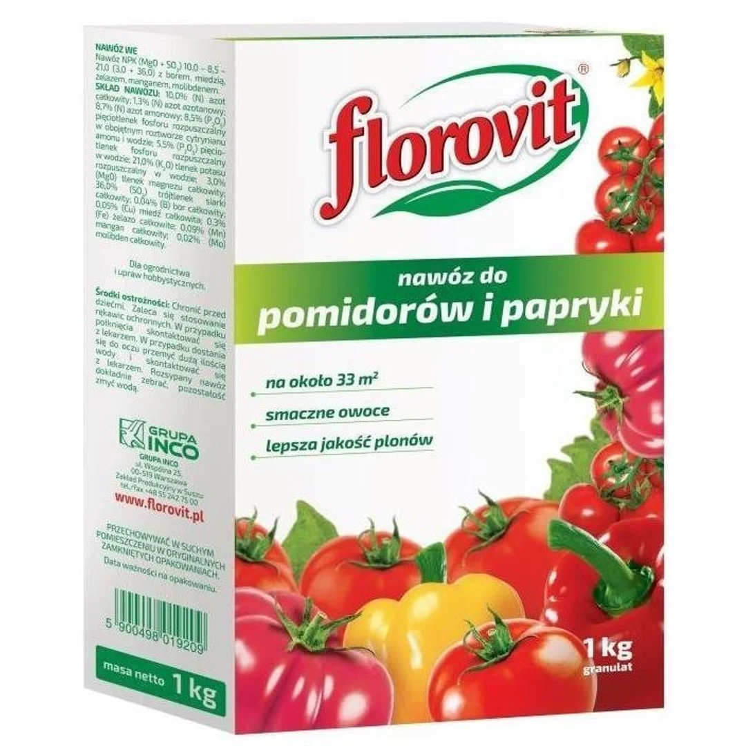 Nawóz do Pomidorów i Papryki 1kg Florovit