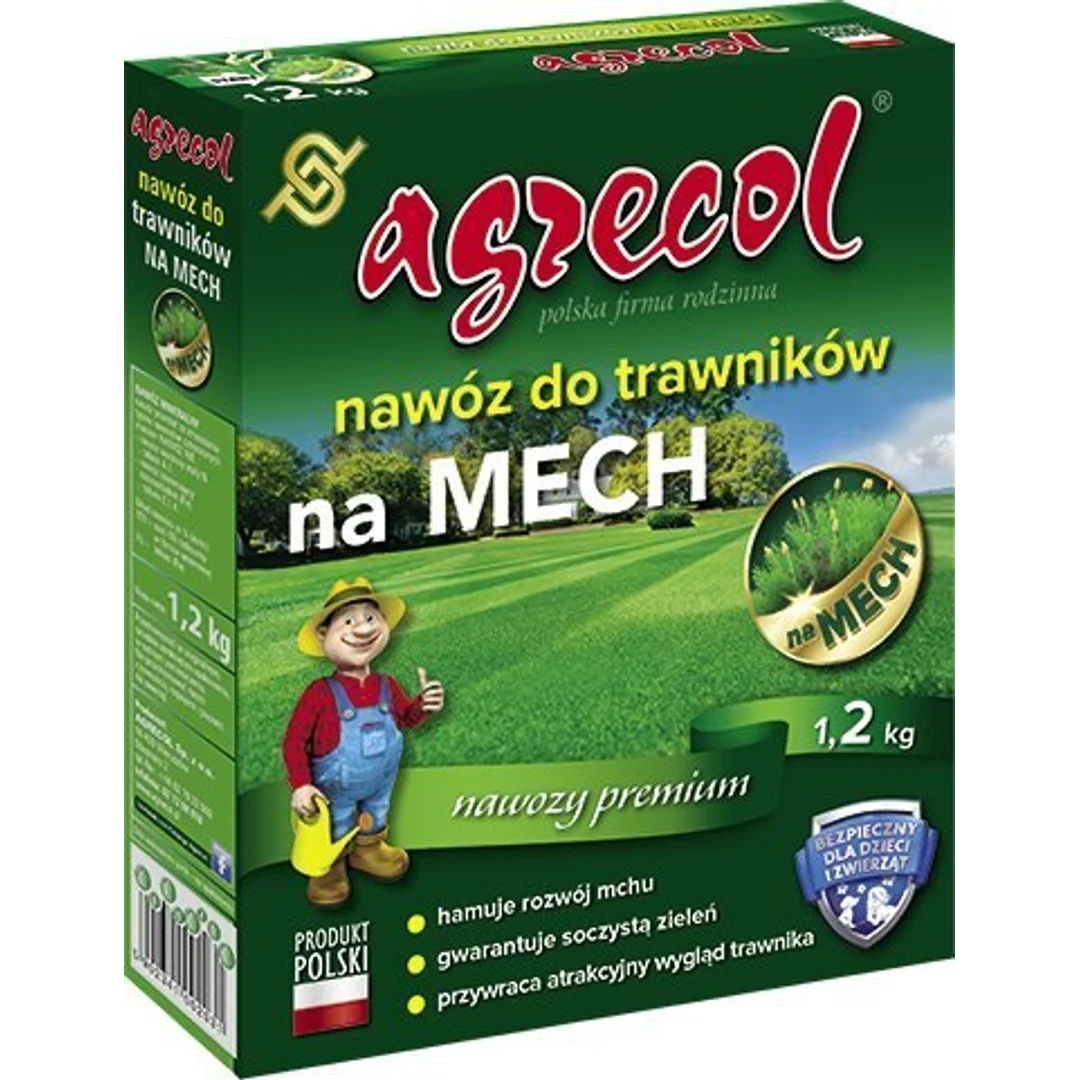 Nawóz do Trawników z Mchem 1,2kg Agrecol