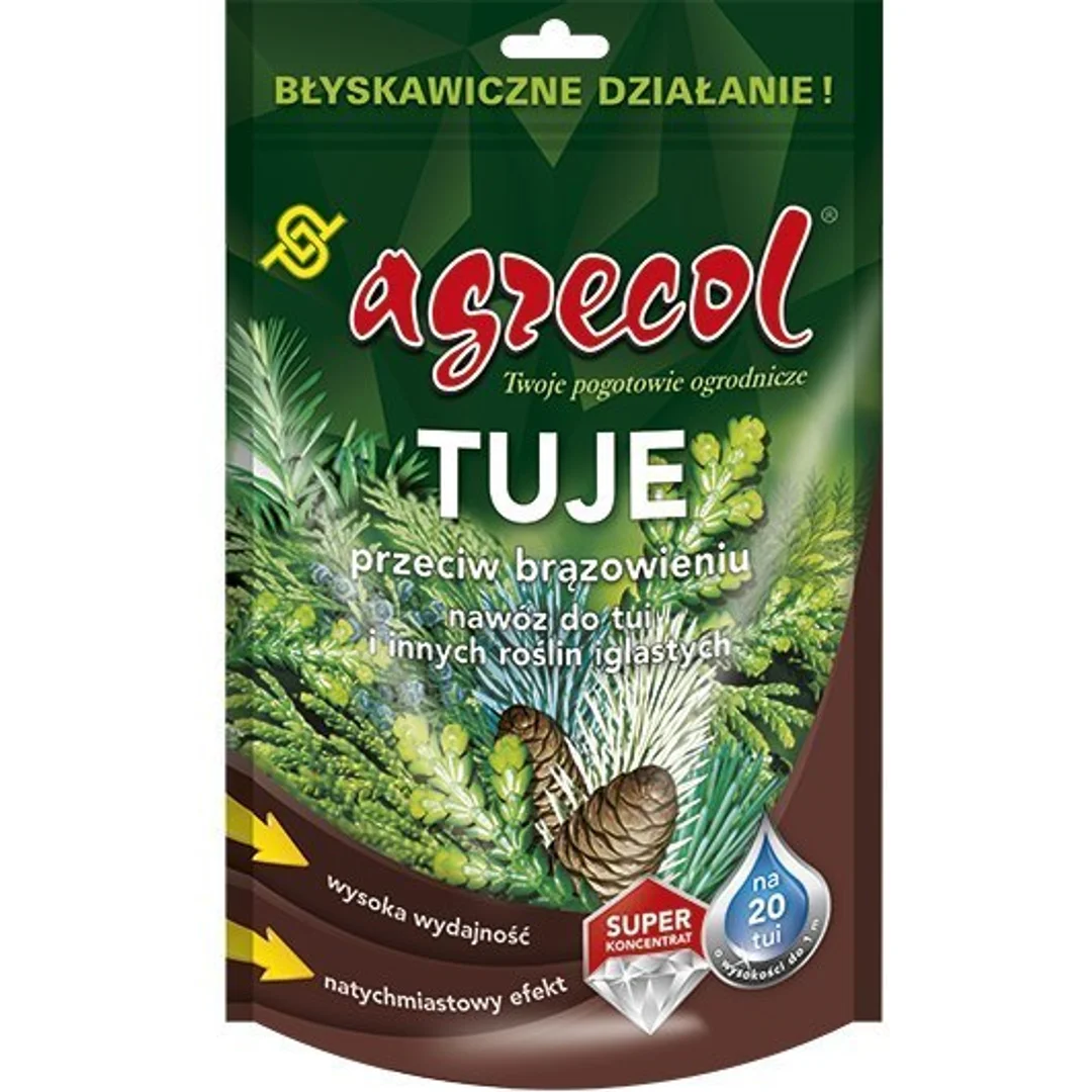 Nawóz Krystaliczny do Thui Iglaków Przeciw Brązowieniu 250g Agrecol