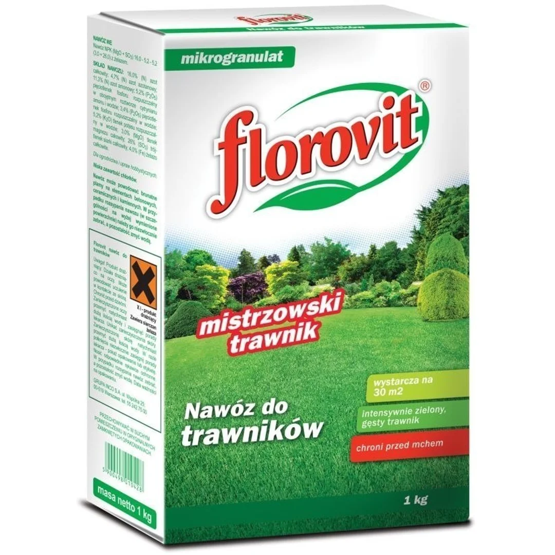Nawóz Mech-Żelazo do Trawnika z Mchem 1kg Florovi