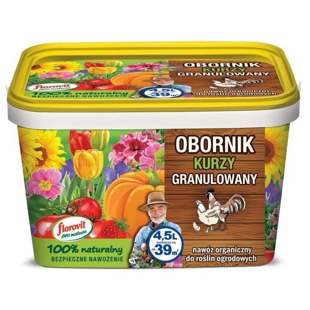 Nawóz Pro Natura Obornik Kurzy 4,5L Florovit
