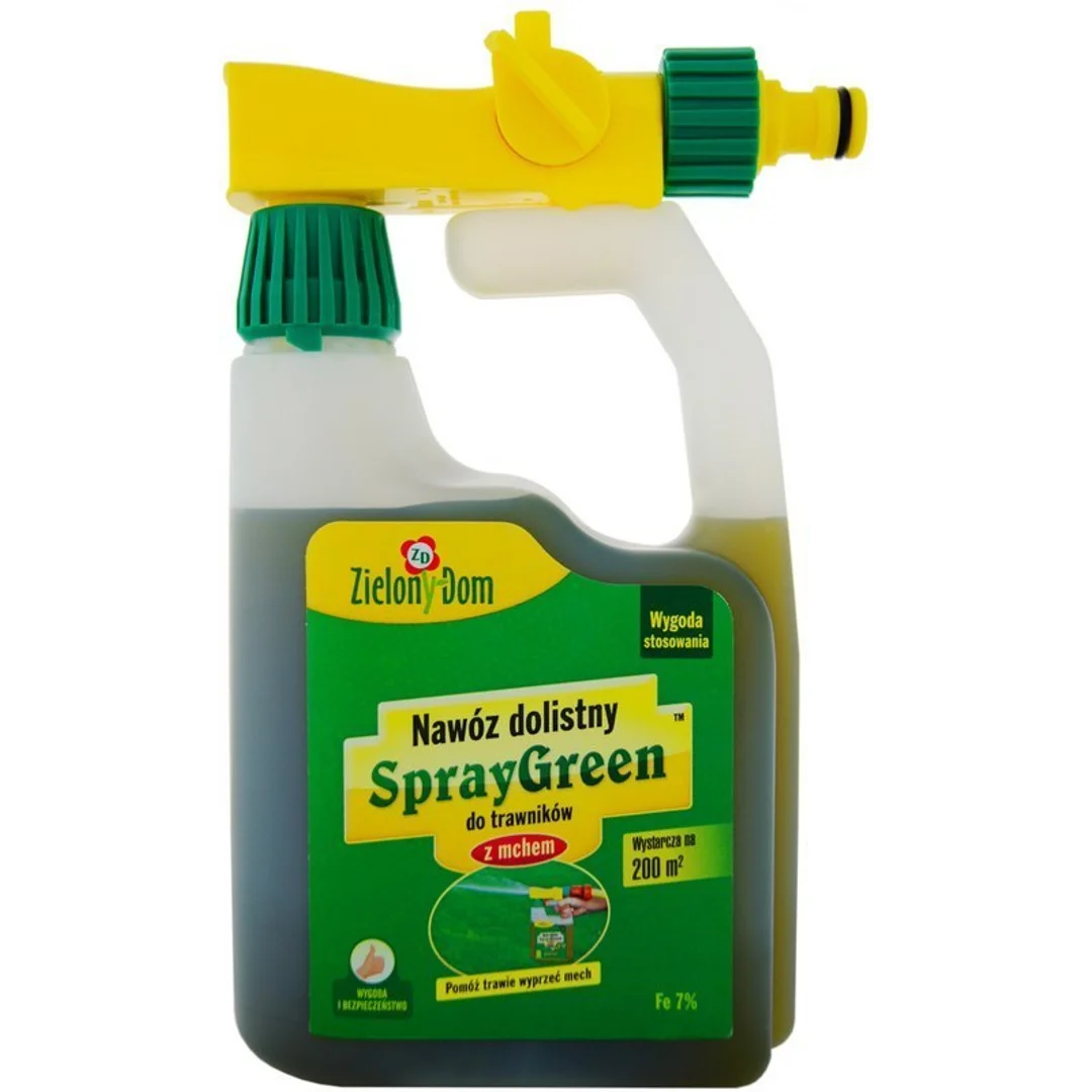 Nawóz SprayGreen do Trawników z Mchem 950ml Zielony Dom