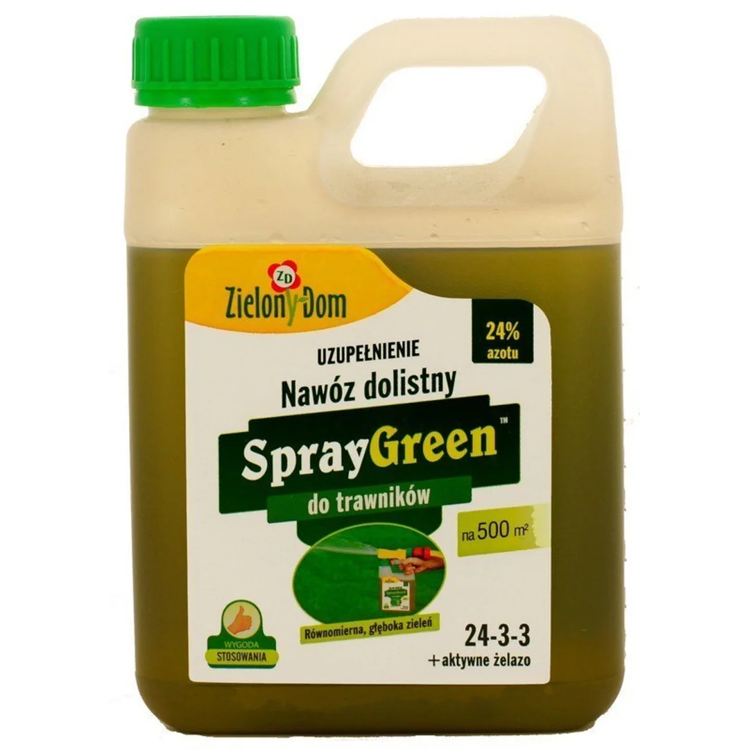 Nawóz SprayGreen do Trawników - ZAPAS 950ml Zielony Dom