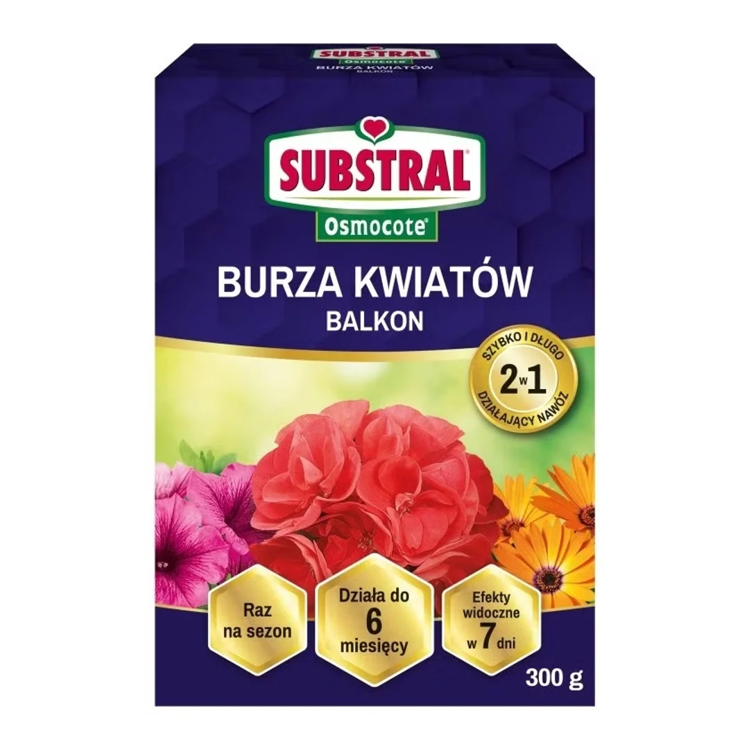 Nawóz Substral Osmocote 2w1 Burza Kwiatów 300g