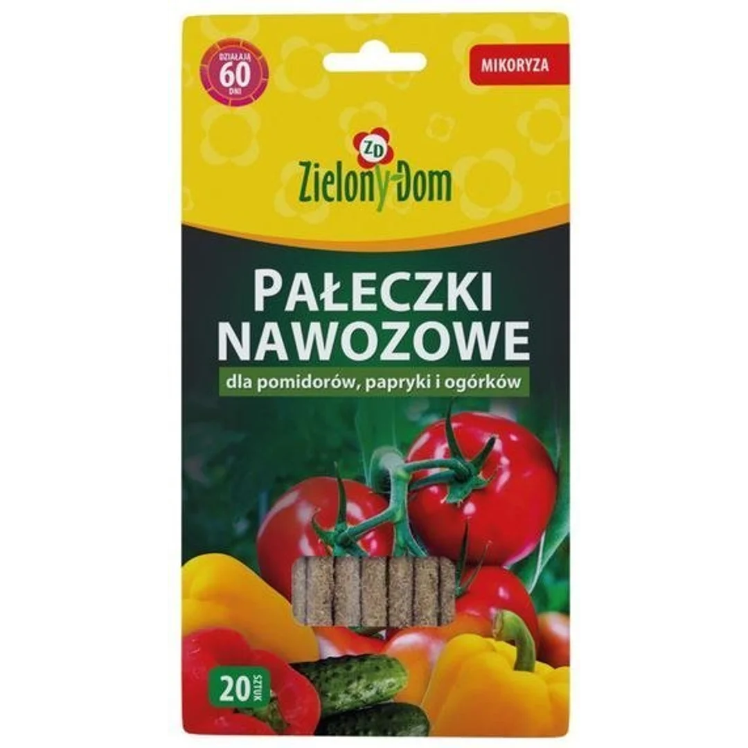 Pałeczki Nawozowe Pomidory, Papryka, Ogórki 20szt Zielony Dom