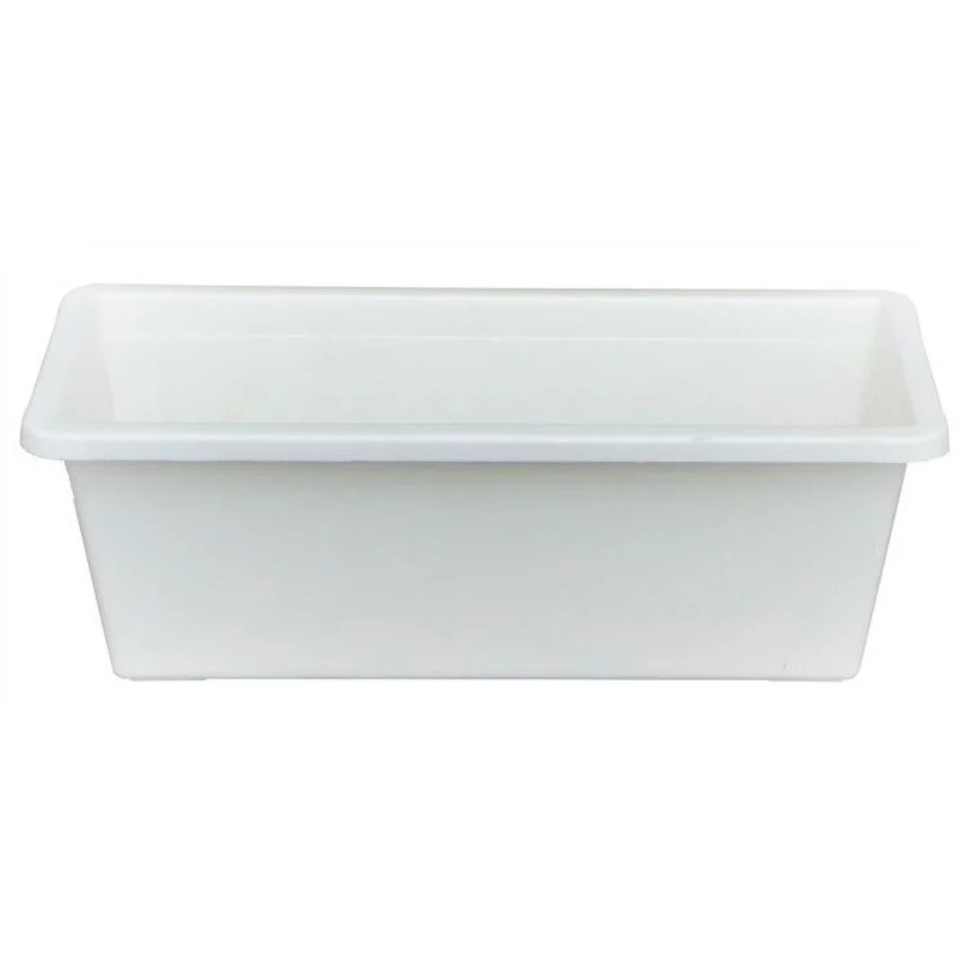 Skrzynka Balkonowa Plastikowa 60cm Biała