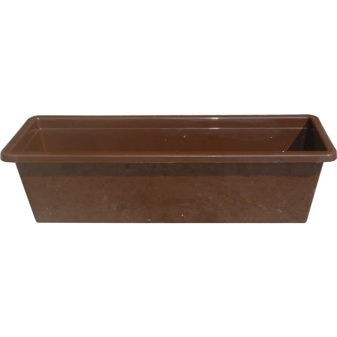 Skrzynka Balkonowa Plastikowa 60cm Brązowa