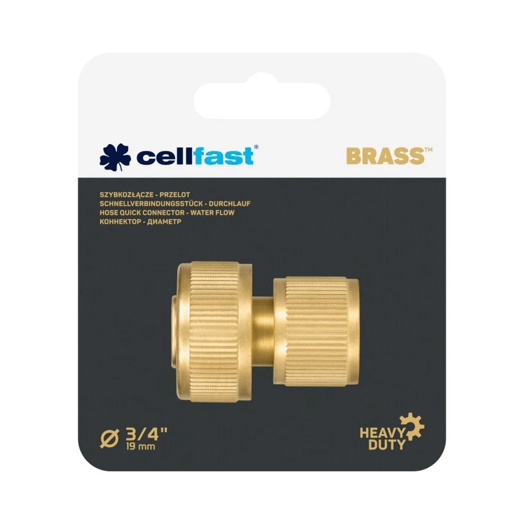 Szybkozłączka Mosiężna 3/4" BRASS Cellfast — zdjęcie 2