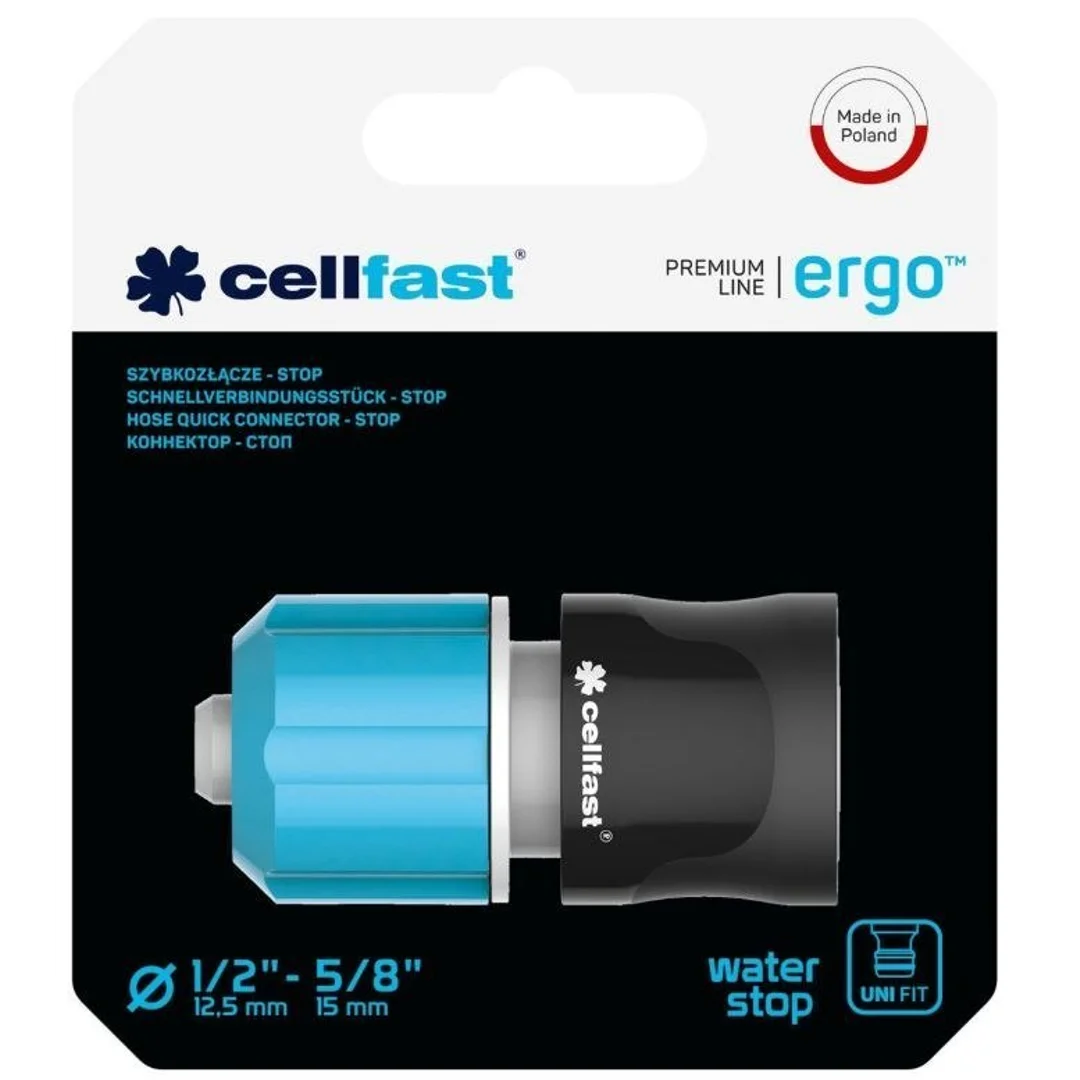 Szybkozłączka Stop 1/2" - 5/8" ERGO (53-120) Cellfast — zdjęcie 2