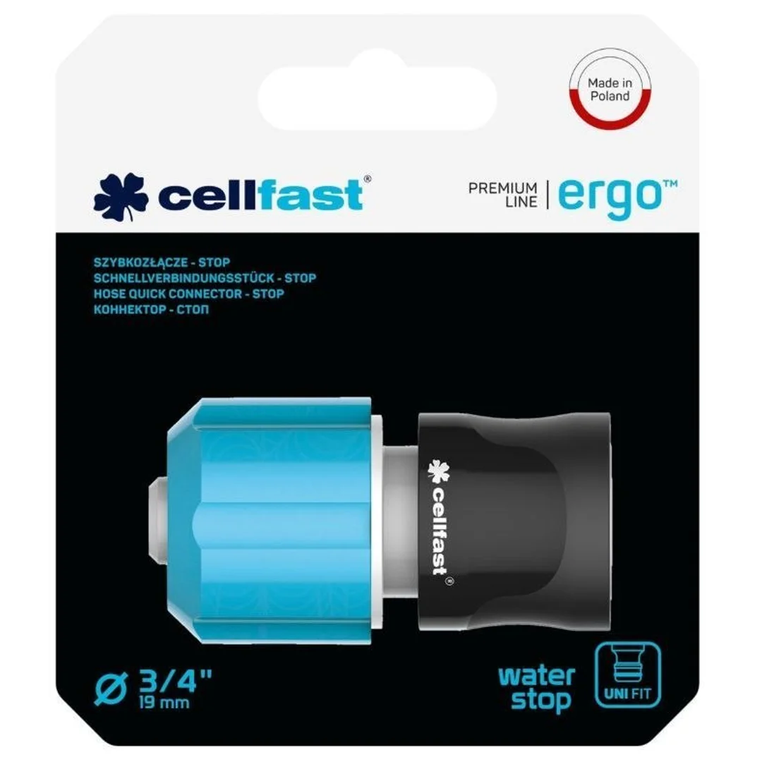 Szybkozłączka STOP 3/4" ERGO (53-125) Cellfast — zdjęcie 2