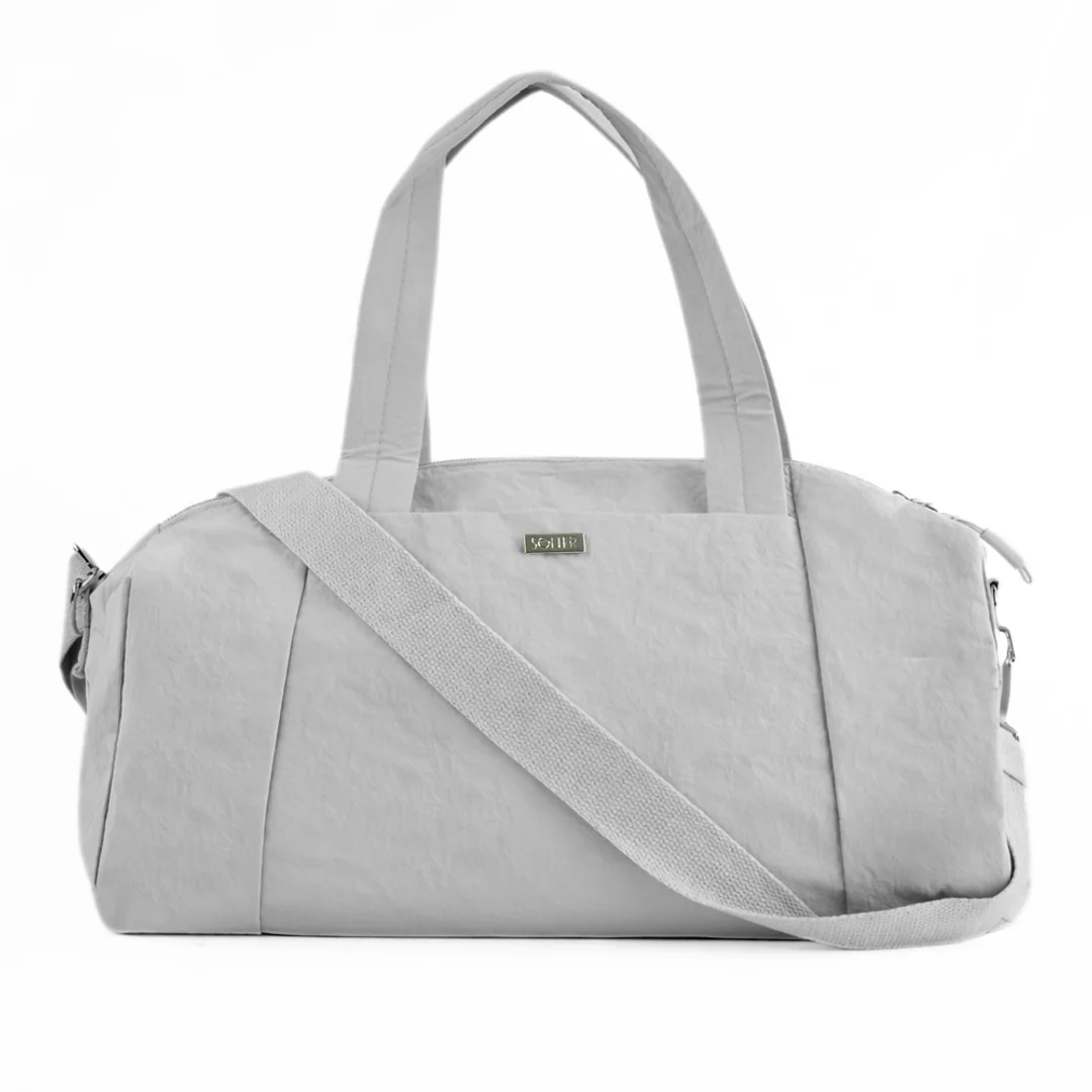 Materiałowa torba sportowa Solier SM05 Shala - szary