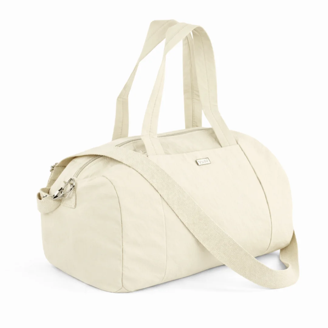 Materiałowa torba sportowa Solier SM05 Shala - beż