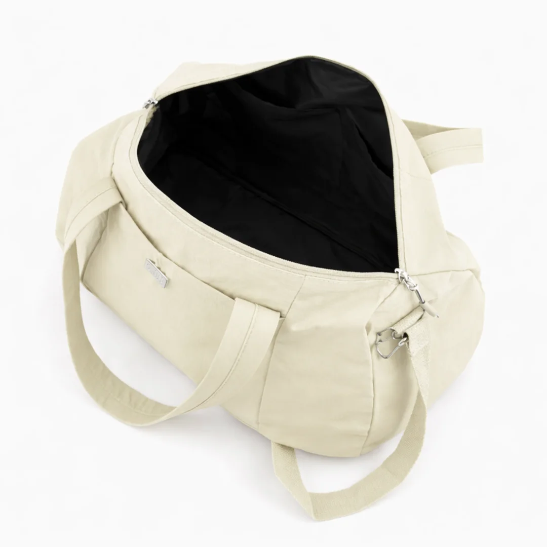 Materiałowa torba sportowa Solier SM05 Shala - beż