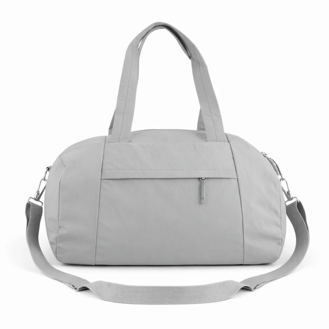 Materiałowa torba sportowa Solier SM05 Shala - szary