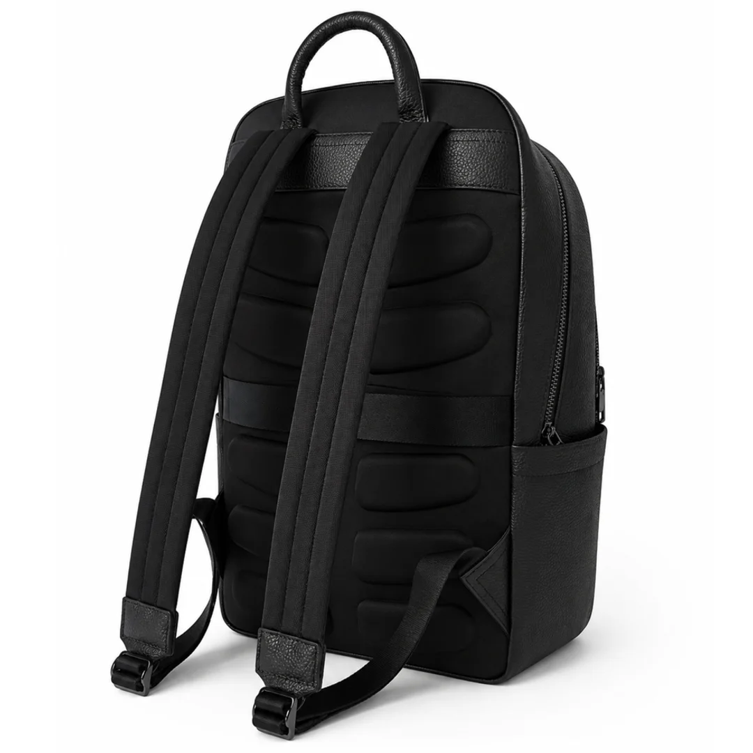Skórzany elegancki plecak na laptopa 13" Solier FV05 Sanna czarny