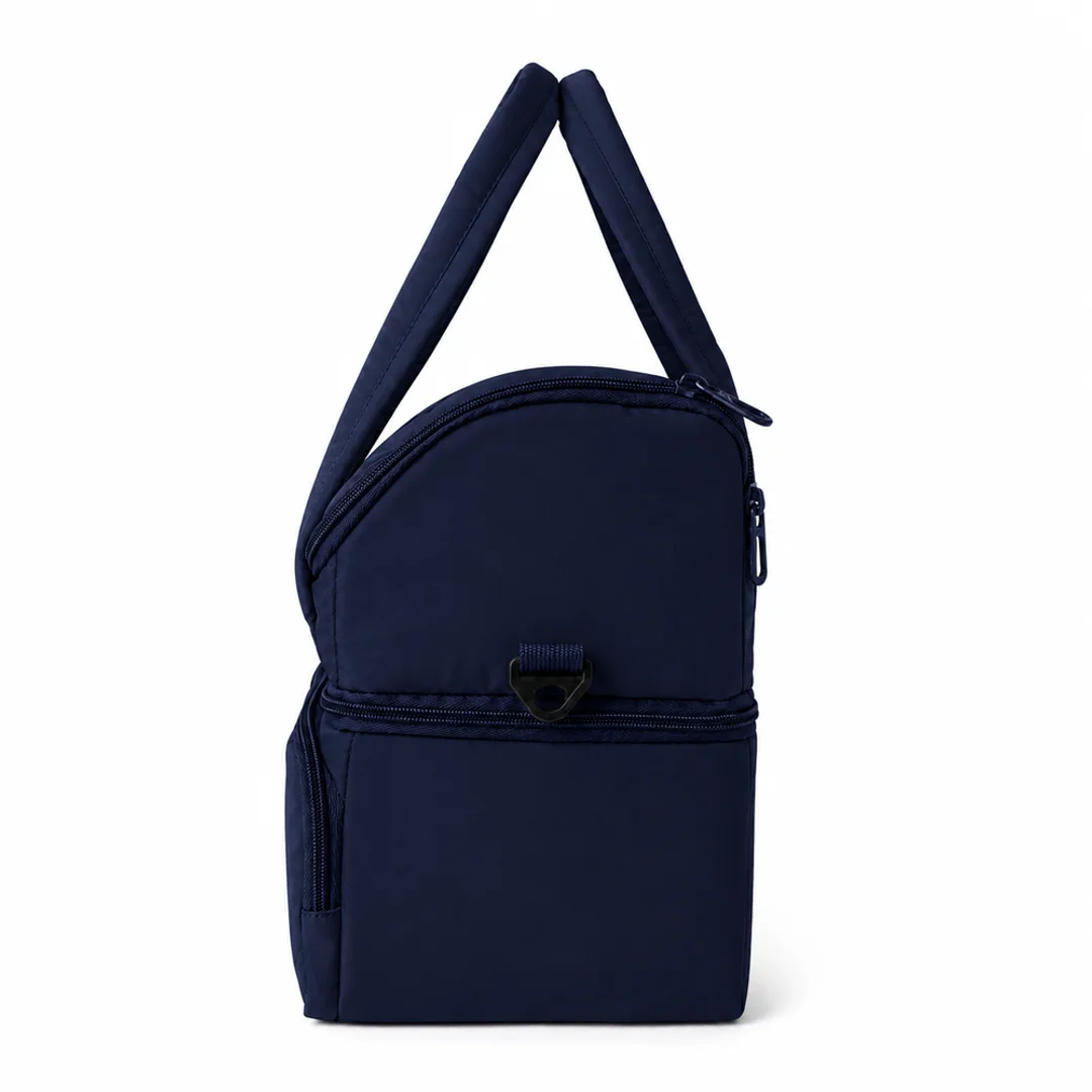 Torba termiczna duża lunch bag XXL z dwiema komorami LBS07 - Granatowy