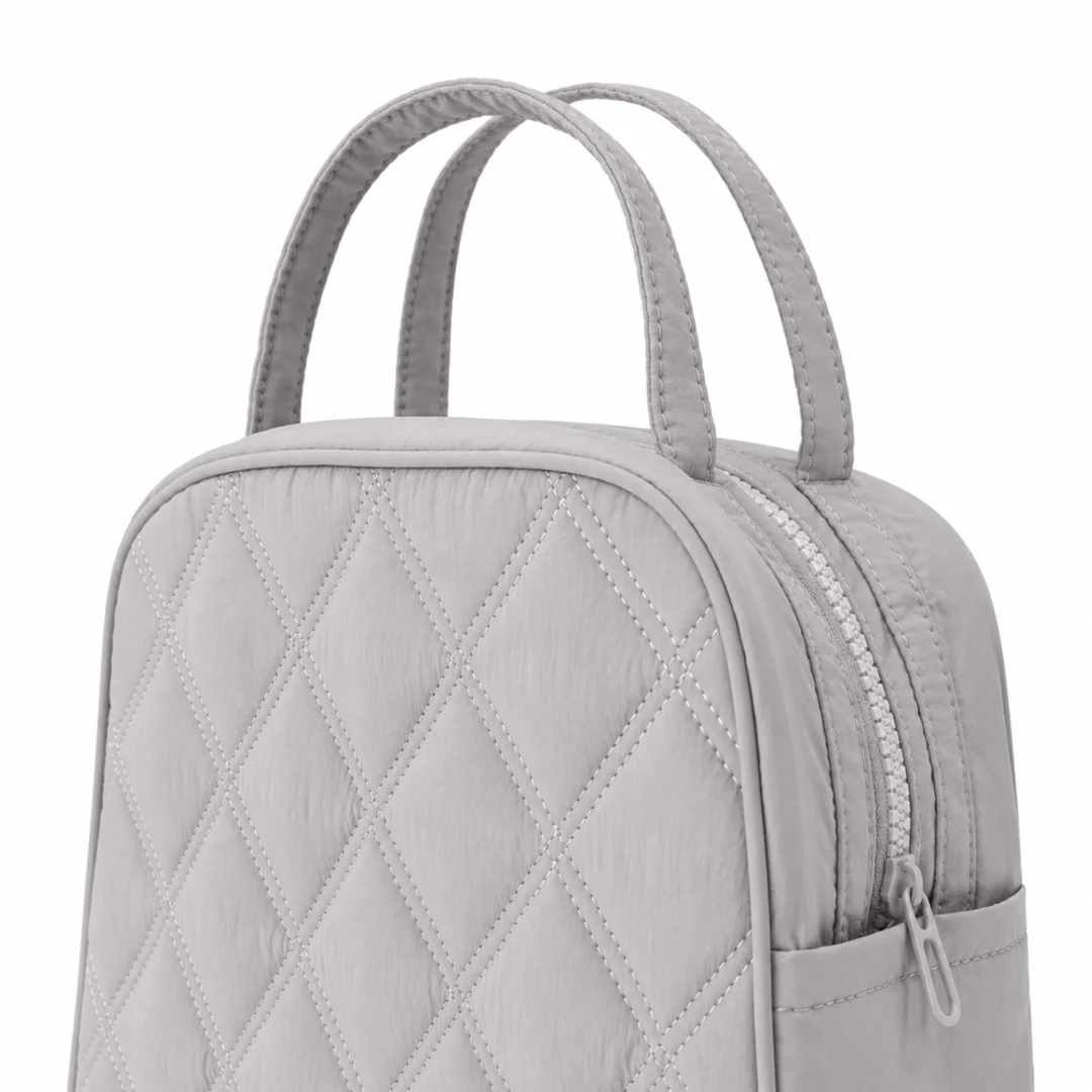 Torba termiczna lunch box do pracy i szkoły LBS08 szary