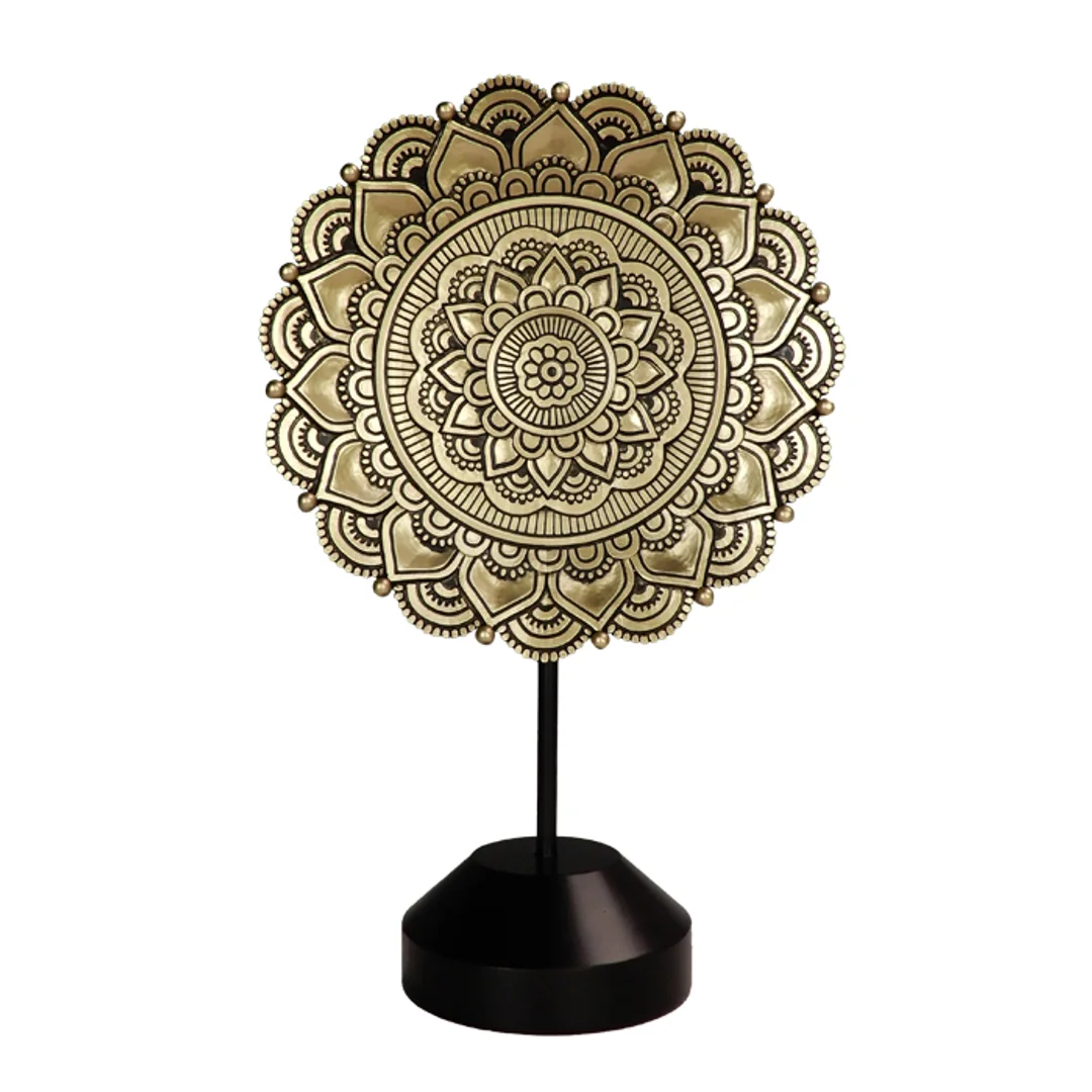 Figurka Mandala Owalna - dekoracja buddyjska - 35cm - 44032FJH