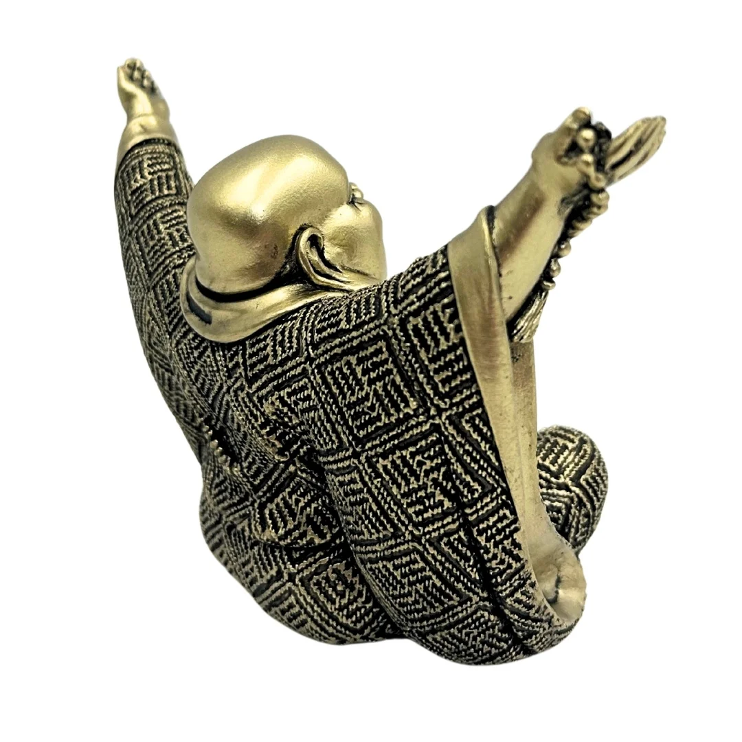Figurka Buddy – Radosny Budda – Złota Dekoracja - 4406FJH — zdjęcie 4